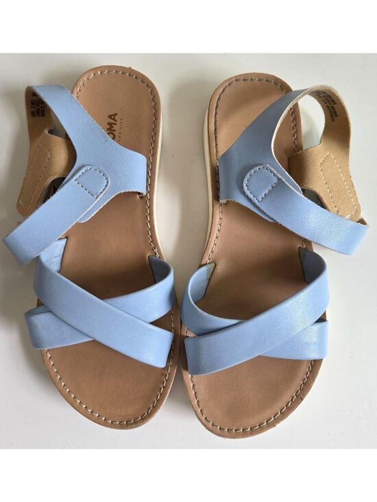 Sonoma Other - Girl's Strappy Sandals Light Blue Adjustable Strap Cushioned Sole Sonoma Size 2M